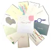 Low MOQ 12 Pack 4x6 Inch Cute Christmas Birthday Greeting Card With Envelopes
