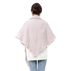 Scarf Triangle Scarves Shawls 2020 New Fashion Shawl Scarf Dual-use Pure Color Wool Triangle Sweater Women