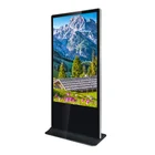 43 55 65 inch indoor floor standing android 4K touch screen advertising player lcd digital signage display