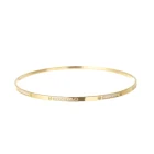 Bangles Wholesale Stock Classic Design Stainless Steel 14K Gold Covering Plated Imitation Bangles
