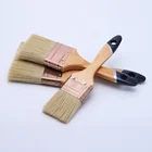 New designer trendy custom fashion Bristle Nylon hair wood plastic handle paint brushes