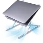 Laptop Cooler 2 Layer Ergonomic Collapsible Swivel Computer Laptop Cooler Stand