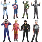 Wholesale Custom Halloween Party Superhero Spiderman Boys Costumes For Kids