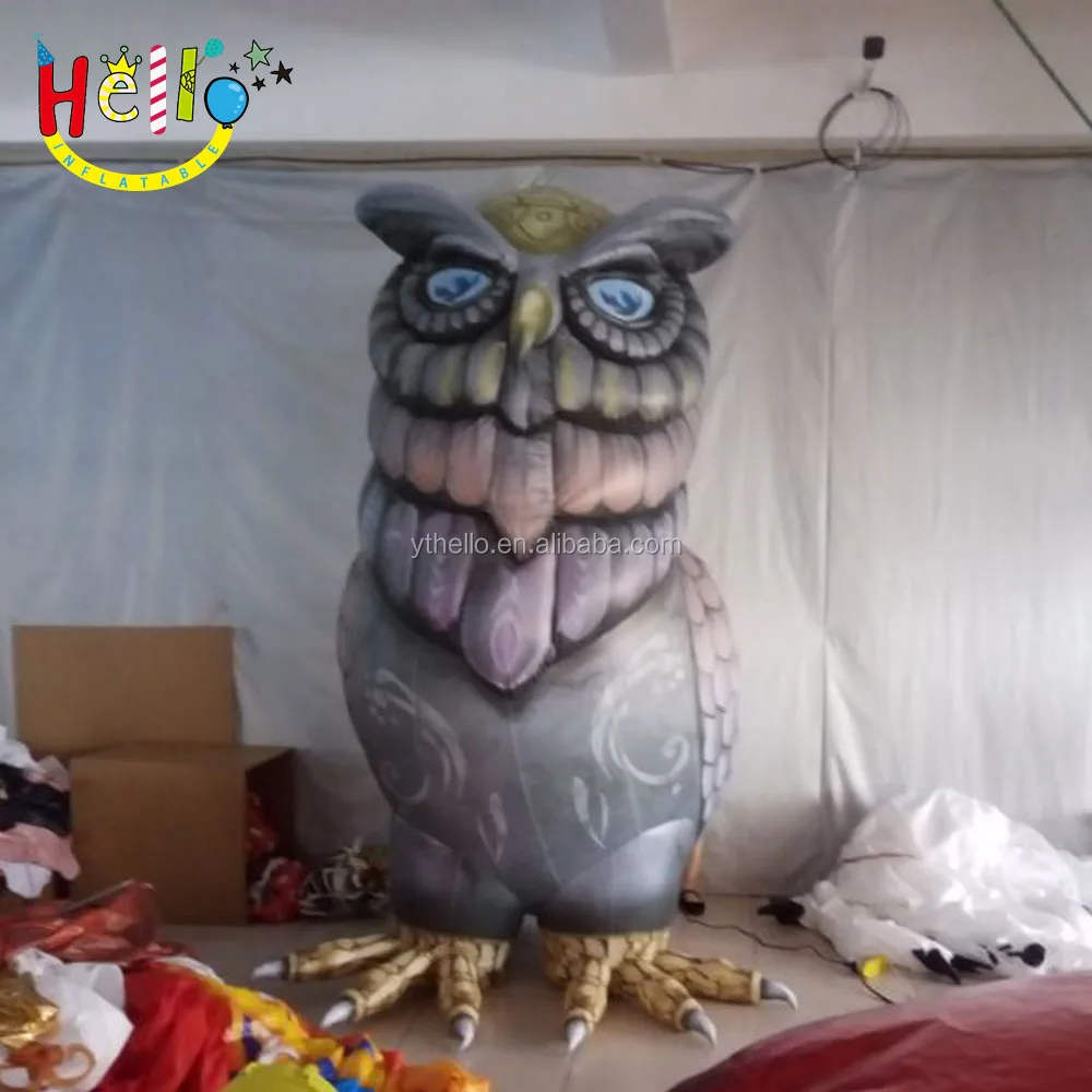 decoration outdoor custom giant lovely inflatable owl animal