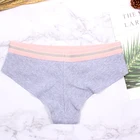 Panties Soft Ribbed Underwear Women Sexy Stretchy Panty Mid-Rise Hipster/Quick Dry/Ventilate/Triangle
