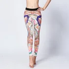 Wholesale Fitting Yoga Pants Leggings Unique Womens Printed Leggings High Waisted