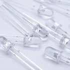 Czinelight 5 ミリメートル明確なディップ led ダイオード 5 ミリメートル 1.4-1.6 v ir 赤外線エミッタ led 770nm 850nm 940nm 5 角度