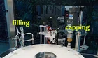 Cosmetics grade auto 10ml-100ml essential oil filling capping machine for glass bottle with dropper