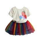 Lace Summer 2019 Kid Cloth Clothing Baby Fashion Sleeveless Korean Princess Set Balloon Girl Dress