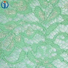 Fashion Dress Polyester Bonded Lace Fabric