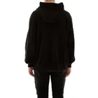 Black Cotton Hoodie Pullover Designer Hoodies Plain Black Heavy Cotton Oversize Fit Men Casual Hoodie