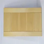 Full Bullnose Modern Birch Cabinet Door Carved Wood Kitchen Doors