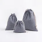 Qetesh High Quality And Durable Cotton Drawstring Pouch Gift Bag