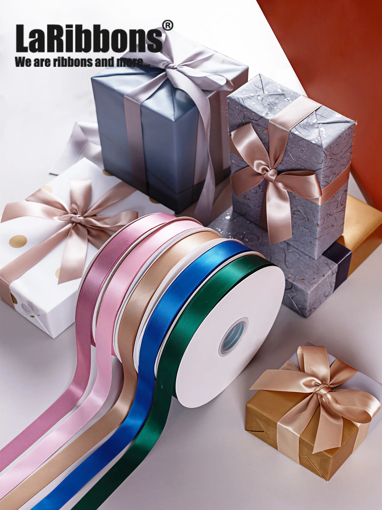 100yards wholesale ribbons sewing fabric gift ribbon double face