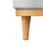 DTA Wholesale Factory Price Nature Rubber Wood Sofa Leg
