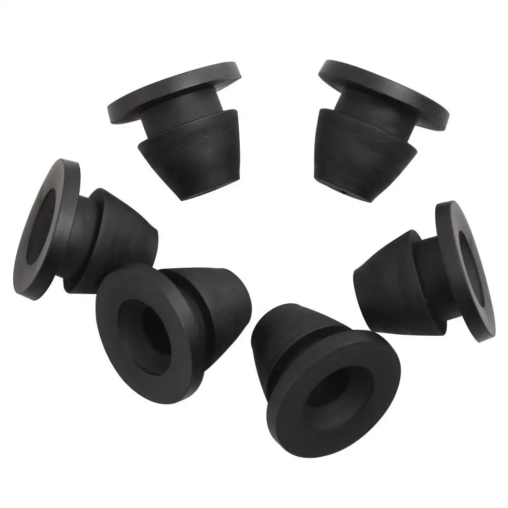 6Pcs Motorbike Black Rubber Side Cover Grommets For Harley Touring EFI FLHT FLHR FLHX FLTRX Ultra 96-20 Motorcycle Accessories