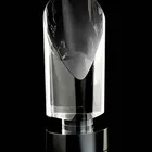 Wear Resistant Transparent Sculpture Solid Crystal Award Trophy