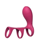 Male delay ejaculation Massage Vibrator sex toy cock ring for man penis