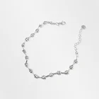 special 925 sterling silver link chain knot twist bracelet