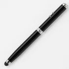 4 in 1 LED light ball pen stylus black metal for mobile customization