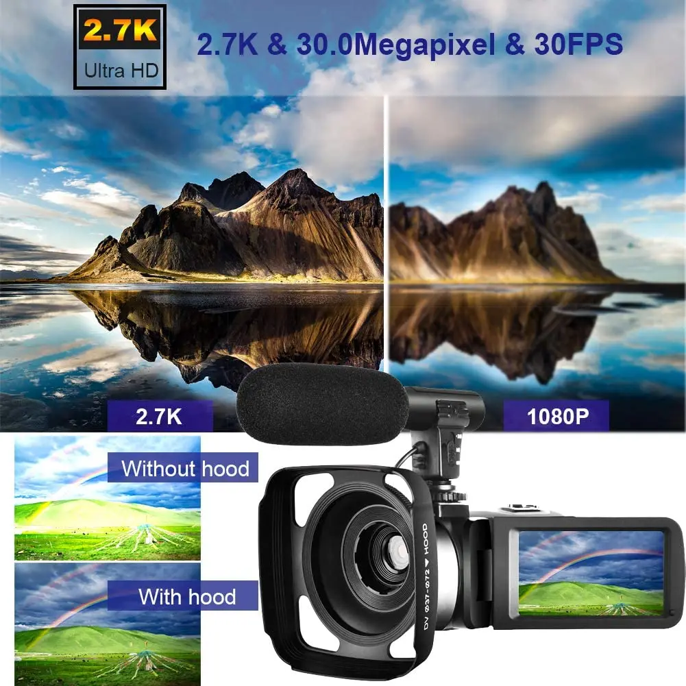 2.7K Video Camera 8 