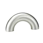 Sanitary Stainless Steel 180 Degree Welded Bend Pipe Fitting Elbow Dairy Bend