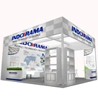 Customized Booth Backlit Booth IZEXPO Customized Trade Show Booth 20x20 Backlit Exhibition Booth