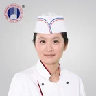 Chinese Manufacture Custom Disposable Paper Forage Chef Hat Folding Paper Cooking Hat