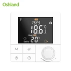 LCD screen underfloor water heating digital smart room thermostat