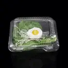 Strawberry Fruit Packaging Custom Pet Clamshell Plastic Food Container Boxes For Packing / Blueberries/ Salad