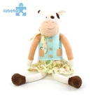 Doll Toy Cuddly Bull Design Rabbit New Style Family Animal Plush Doll Cartoon Baby Soft Stuffed Toy
