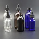 Glass Glassglassglass Green Glass Bottle Clear Blue Amber Green 15ml 30ml 60ml 120ml Boston Round Glass Dropper Bottle