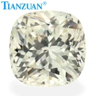 Fat-square shaped Cubic Zirconia Loose stones 6A graded IJ color Synthetic Diamond gems for jewelry making