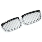High Quality Car Body Parts ABS Front Grill Mesh Chrome/Black/Gloss Black One Slat For BMW 1 Series F20 2011-2018