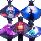 Wholesale Halloween Cosplay Cloak Adult Masquerade Cloak Witch Long Purple Halloween Cloak