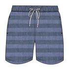 designer 4 way stretch spandex stripe print swim surf board shorts trunks for men