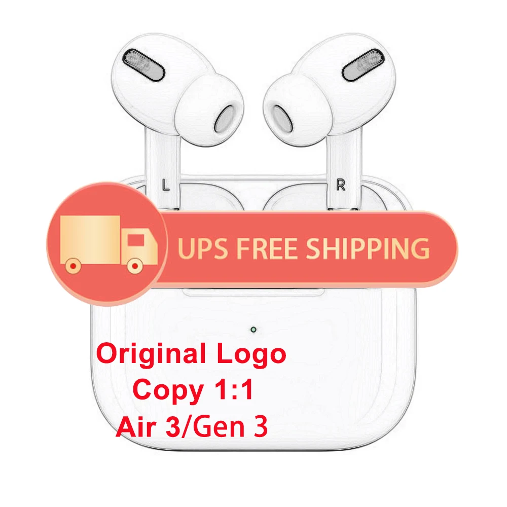 Free Shipping Ups Ap3 Gps Rename Air Pro 3 Jl Air 3 Original 1:1 Tws Gen 3 Air 3 Earphone Earbuds For Air Pro 3, White
Free Shipping Ups Ap3 Gps Rename Air Pro 3 Jl Air 3 Original 1:1 Tws Gen 3 Air 3 Earphone Earbuds For Air Pro 3, White