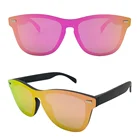 2019 Most Popular Big Oval Lens Designer Handmade CE Custom Polarized Sunglasses Sun Glasses From Guangzhou USOM