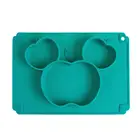 Hot Sale Factory Direct Price Children Plates Baby Reusable Dinnerware Set Suction Plates