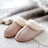 Winter Slippers Women's Home Couple Flat Warm Plush Shoes Woman Soft Indoor Cover Heel Female Shoes Cotton Women Footwear