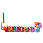 High Quality Custom Color Educational Toy ABS Material Preschool Building Blocks Toys