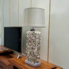 Home Wholesale Home Decorative Freshwater Shell Bedside Luxury Table Lamps