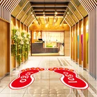 Waterproof Sticker Uv Print Self Adhesive Vinyl 3d Epoxy Wooden Texture Self Adhesive Pvc Floor Sticker Tile Waterproof
