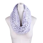 2019 New Style Custom Faux Fur Women Infinity Scarf