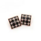 Fancy design pearl rhinestone buttons for ladies