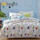Stock tissus birds fabrics textiles bedding printing bedsheet cotton printed fabric