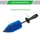 Top quality multipurpose use cleaning brushes auto Rim Tire Detail Brush wheel cleaner for car