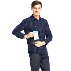Powered Electrical Battery Heated Outdoor Trekking Long Sleeve Men Casual Shirt