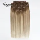 Cheap 100 Peruvian Human Hair virgin clip in extensions