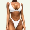 Private Label Swimsuit Women White Triangle Sexy Bikini